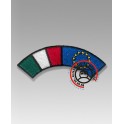 Italian and European Flag